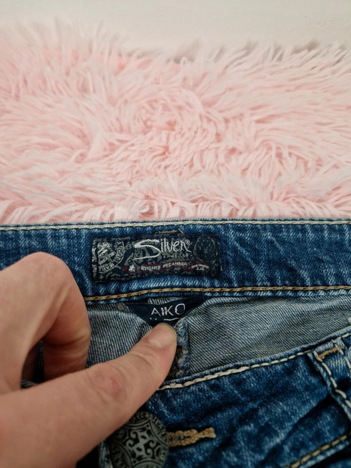 Vintage Y2K Classic Stretch Mid Rise Straight Jeans UK size 14 Petite