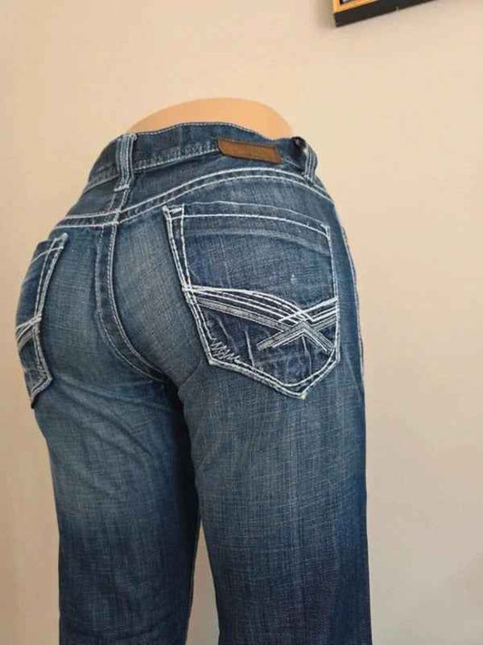 BKE Mid Rise Bootcut Vintage Y2K Jeans UK Size 8/10 Petite