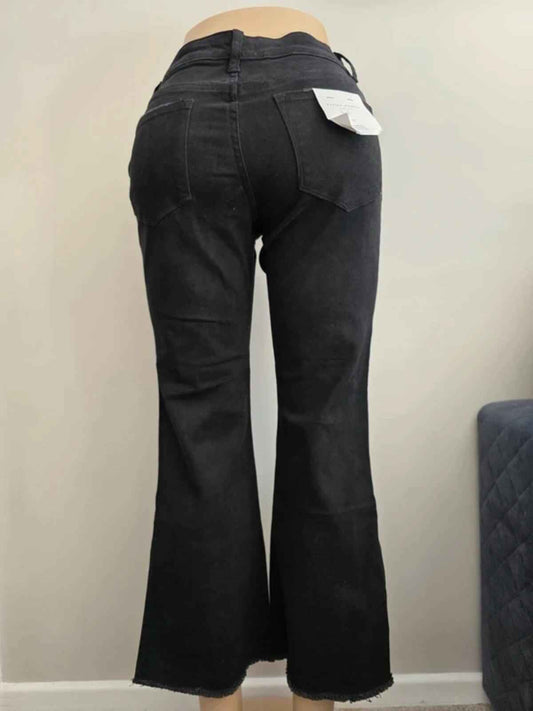 Flying Monkey Mid Rise Flared Vintage Y2K Jeans UK Size 8 Petite