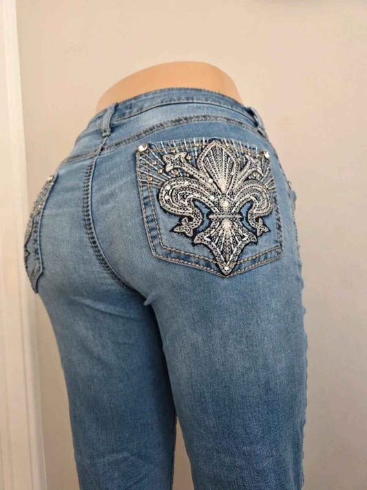 APT. 9 Mid Rise Capri Jeans UK Size 12