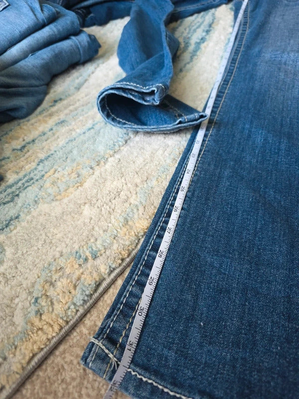 Maurices Mid Rise Loose Bootcut Vintage Y2K Jeans UK Size 8/10
