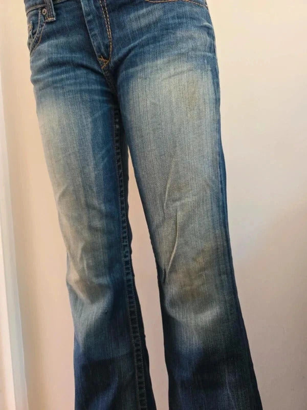 Big Star Low Rise Bootcut Vintage Y2K Jeans UK Size 10 Petite