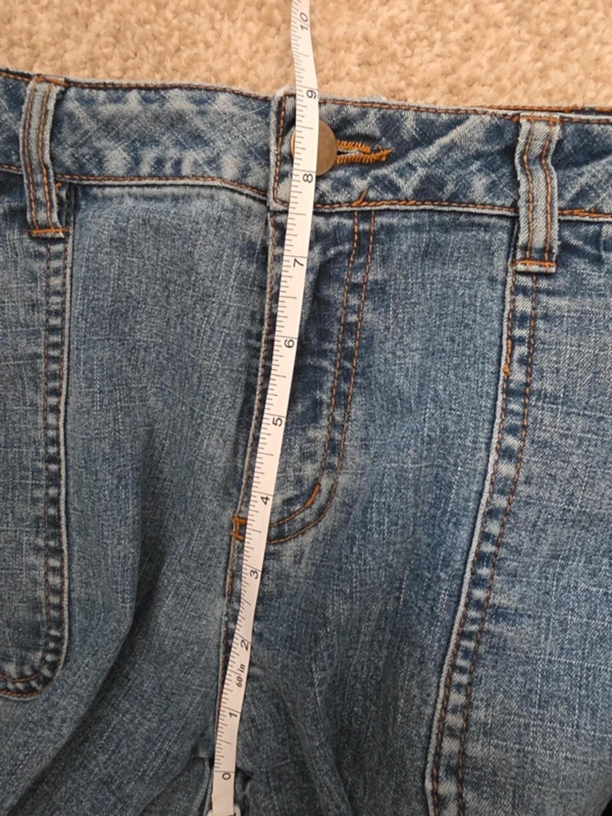 Capucino Mid Rise Flared Vintage Y2K Jeans UK Size 8 Petite