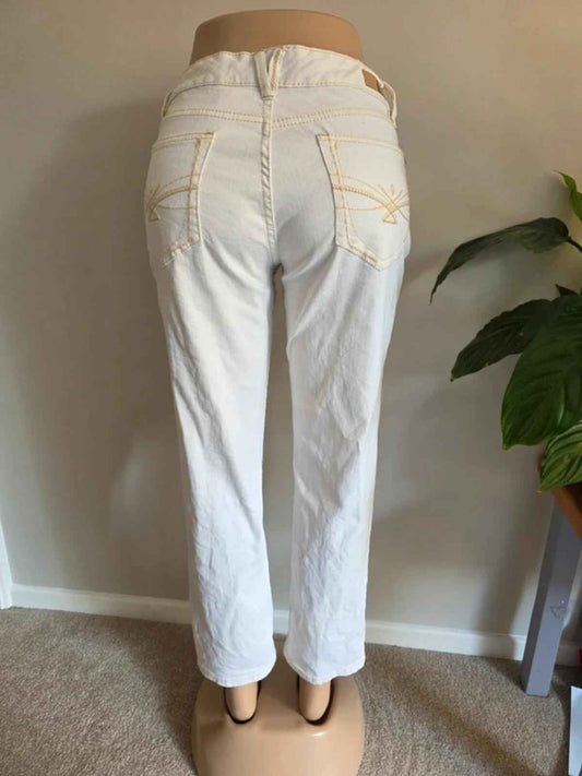 Vintage Y2K Supplies Mid Rise Straight Leg Jeans UK Size 14 Petite