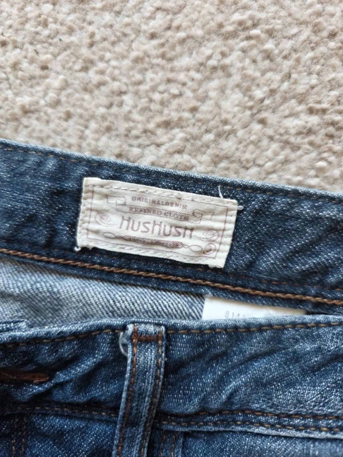 Vintage Y2K HushHush Low to Mid Rise Cropped Jeans UK Size 8/10