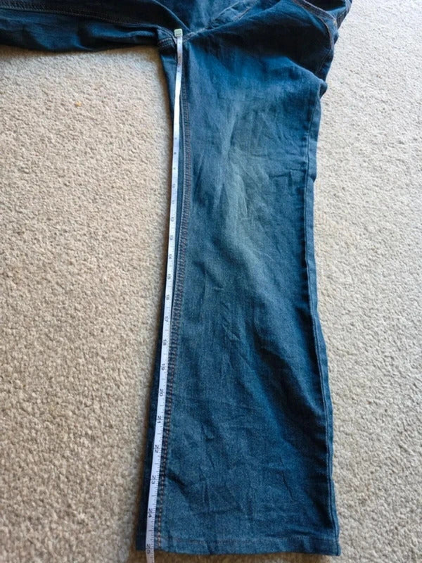 Japanese Capri Jeans Mid Rise UK Size 10 Tall
