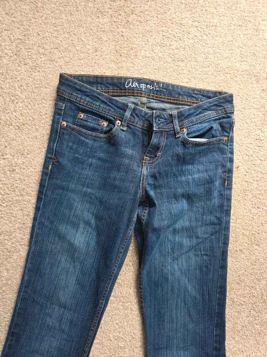 Aeropostale Low Rise Bootcut Vintage Y2K Jeans UK Size 4