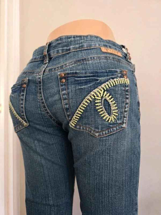 Gypsy Low Rise Bootcut Vintage Y2K Jeans UK Size 10