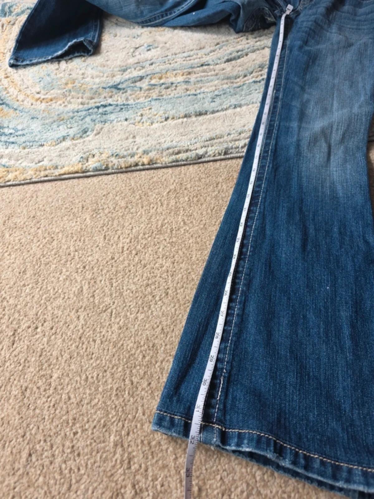 Silver Jeans Ultra Low Rise Bootcut Vintage Y2K Jeans UK Size 4/6 Tall