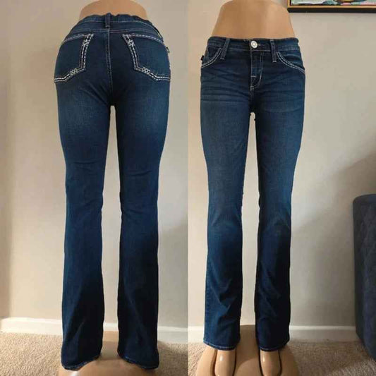 Rock & Republic Low Rise Bootcut Vintage Y2K Jeans UK Size 6
