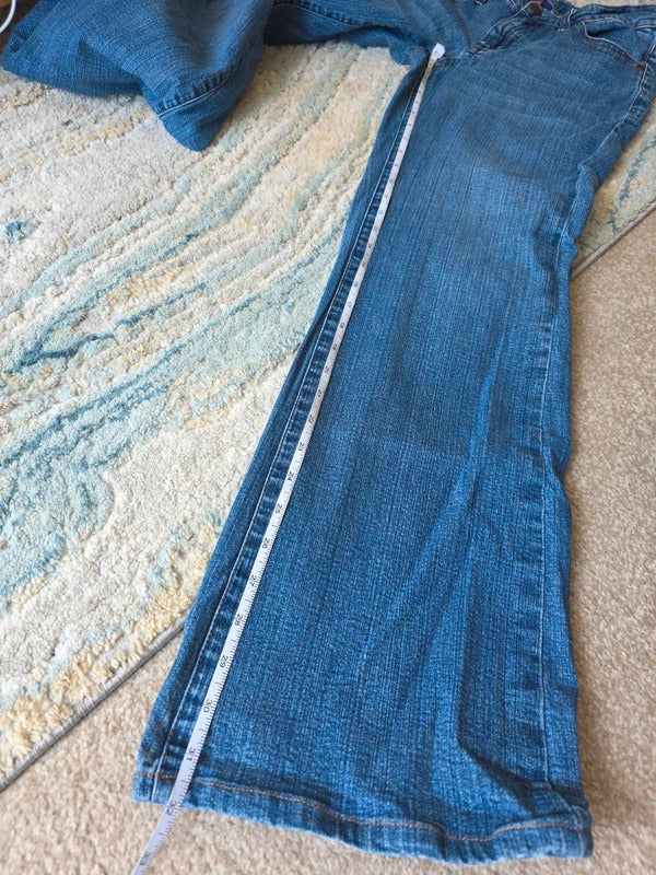 Jag Vintage Y2K Mid Rise Relaxed Bootcut Jeans UK Size 10