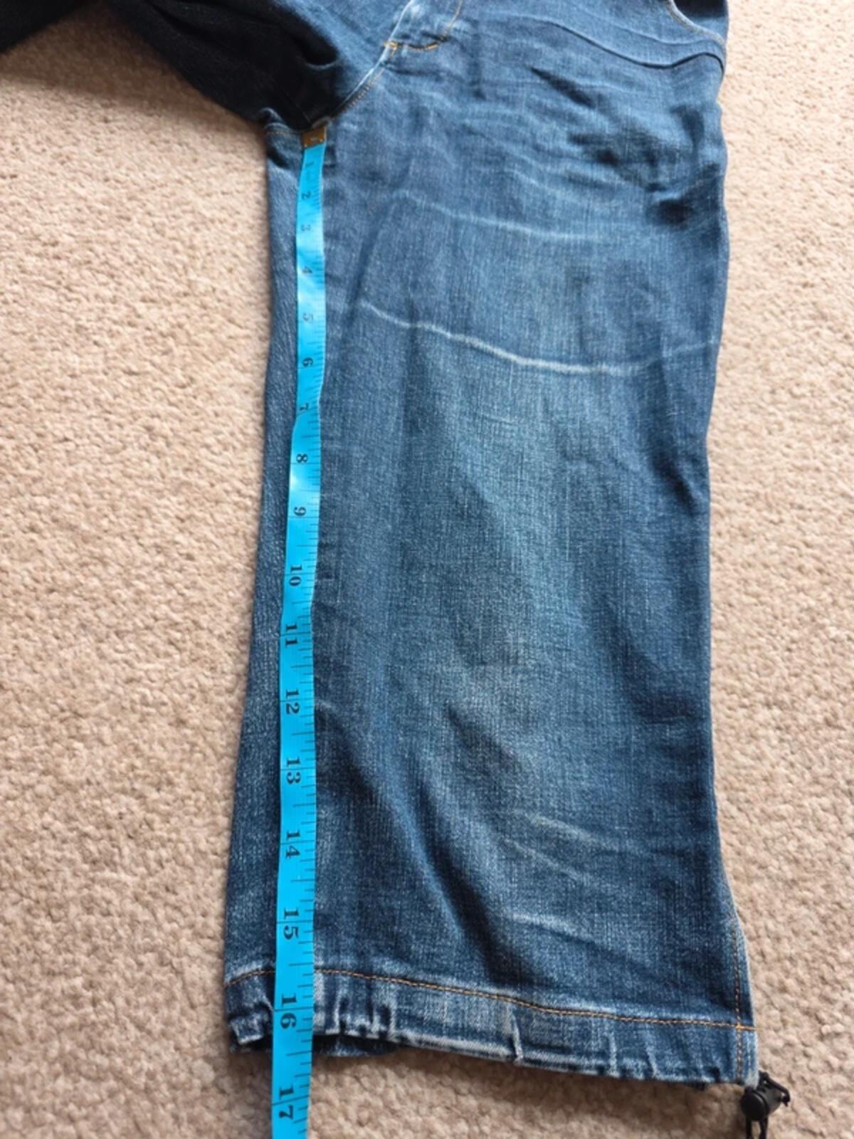 Vintage Y2K Peyton Place Mid Rise Cropped Jeans UK Size 6