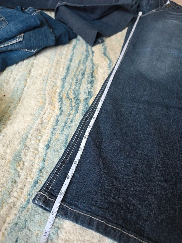 Maurices Mid Rise Bootcut Vintage Y2K Jeans UK Size 12/14 Petite