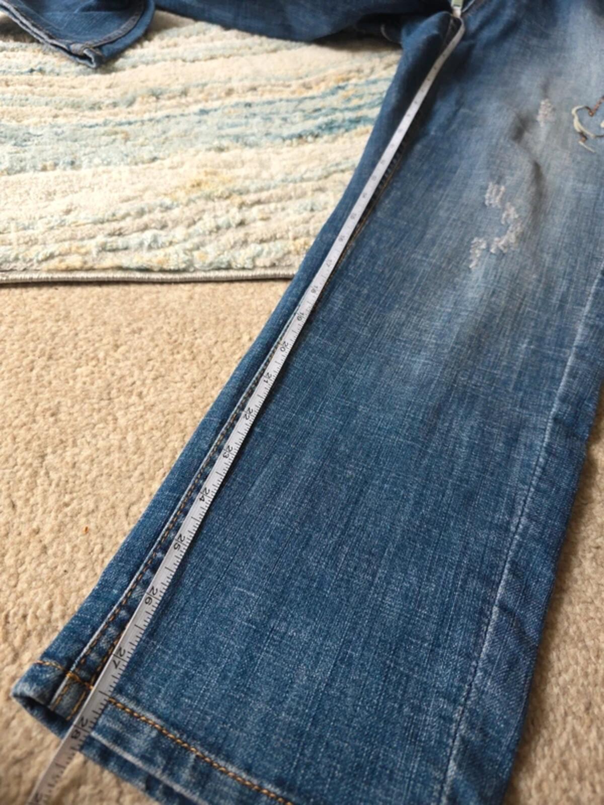 Denim High Rise Skinny Vintage Y2K Embroidered Jeans UK Size 18 Petite