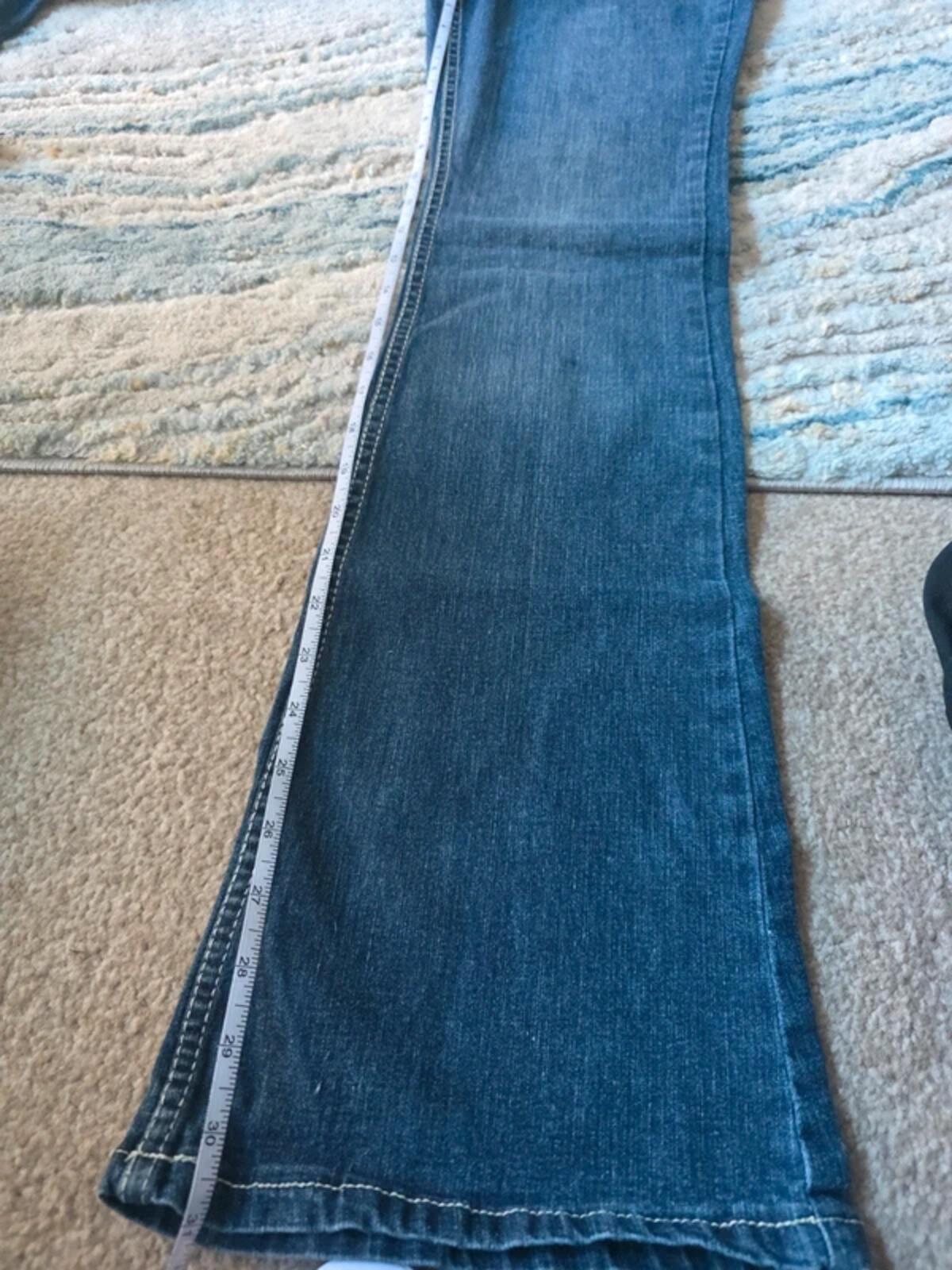 No Boundaries Low Rise Flared Vintage Y2K Jeans UK Size 8