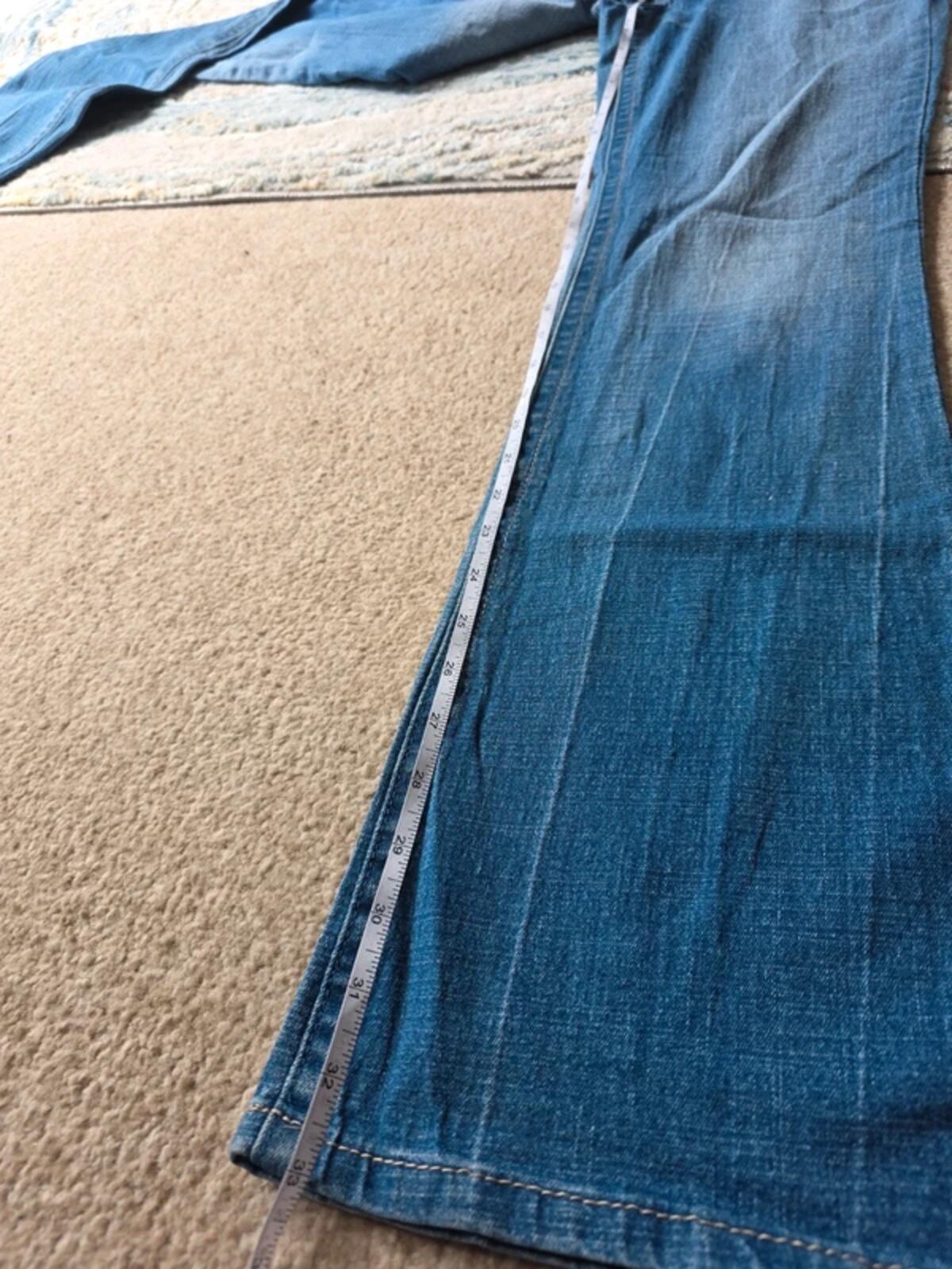 L.e.i Low Rise Relaxed Bootcut Vintage Y2K Jeans UK Size 8/10 Tall