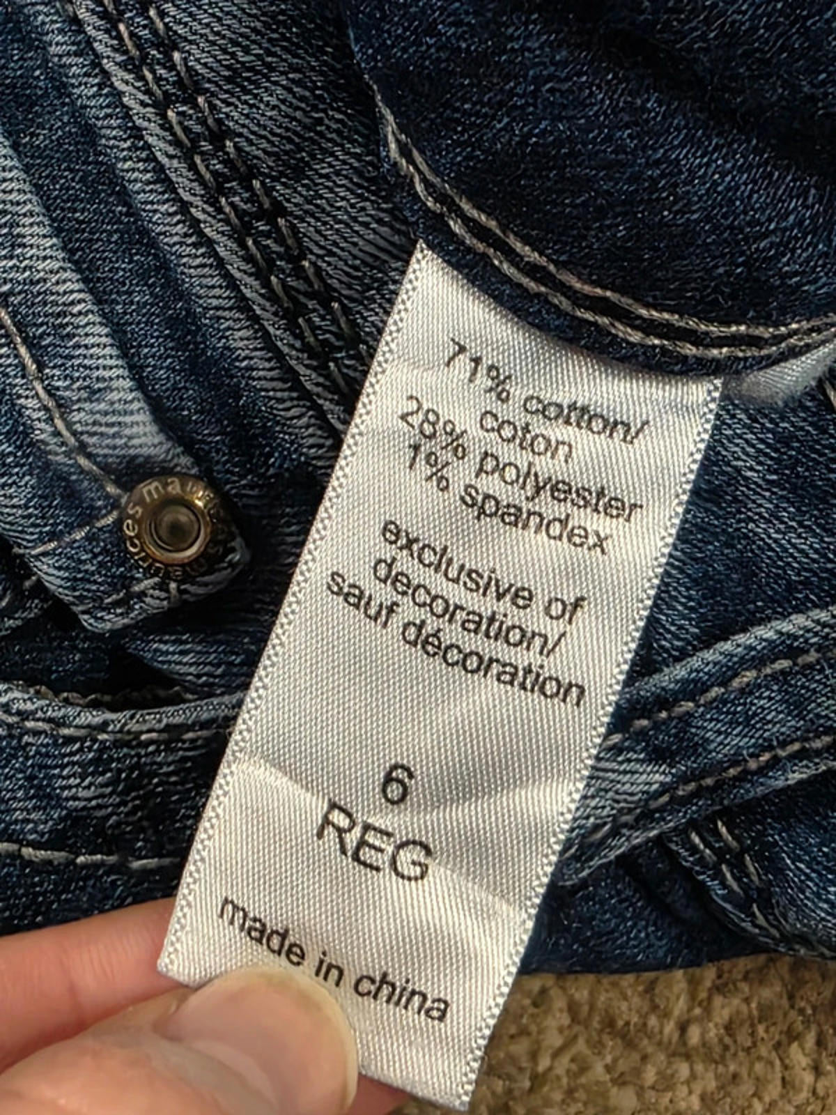 Vintage Y2K Maurices Low Rise Bootcut Jeans UK Size 10