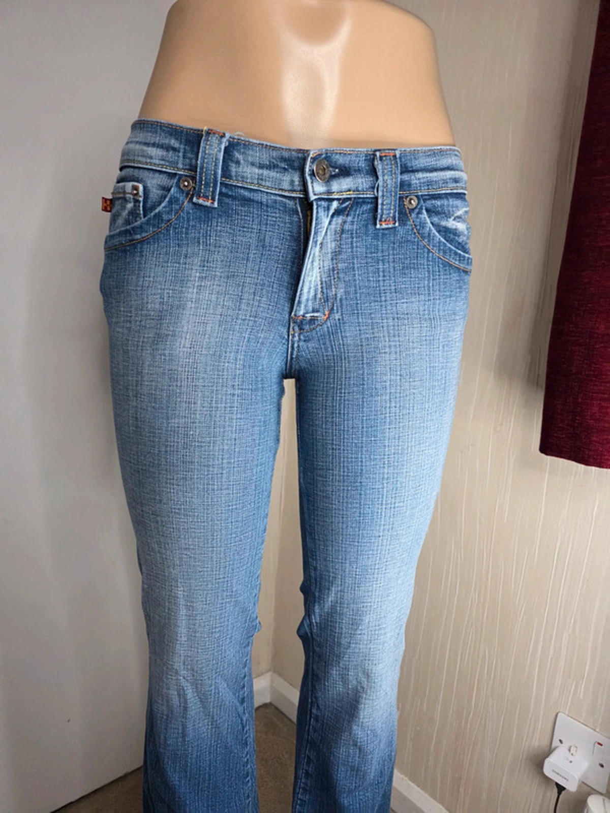 Vintage Y2K Hammer Mid Rise Bootcut Jeans UK Size 10