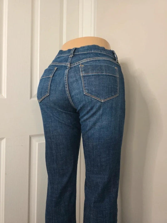 Old Navy Mid Rise Bootcut Vintage Y2K Jeans UK Size 8 Tall