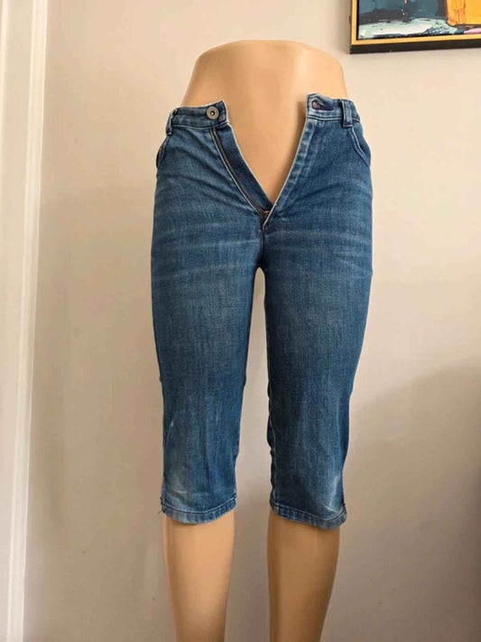 Uniqlo Mid Rise Capri Jeans UK Size 4