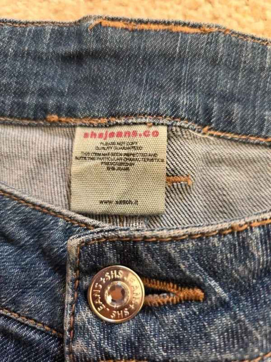 Vintage Y2K SHS Jeans Low Rise Denim Shorts UK Size 8