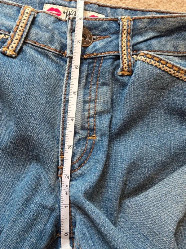 Vintage Y2K Wam Low Rise Slight Bootcut Jeans UK Size 12