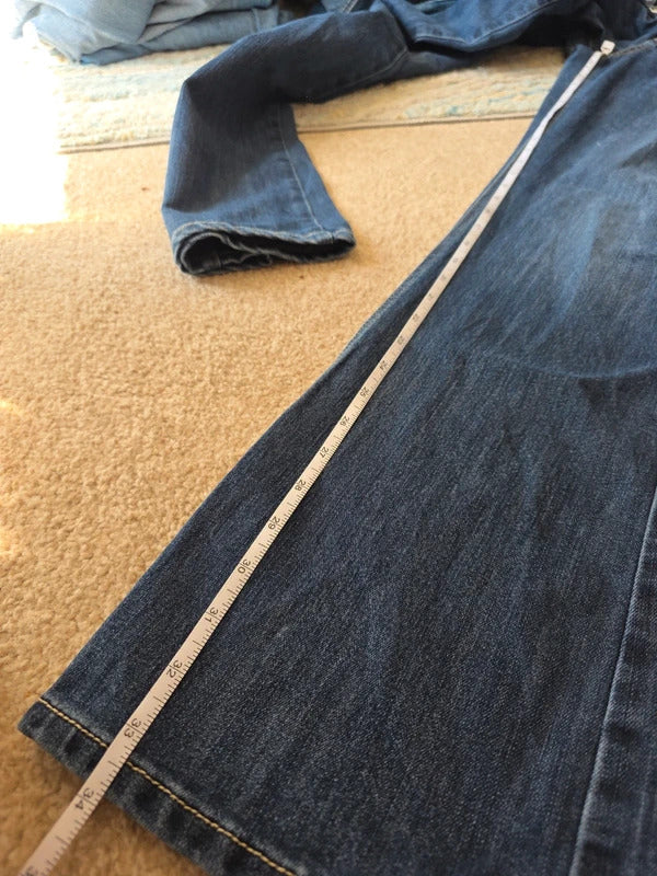 Maurices Mid Rise Bootcut Vintage Y2K Jeans UK Size 14 Tall