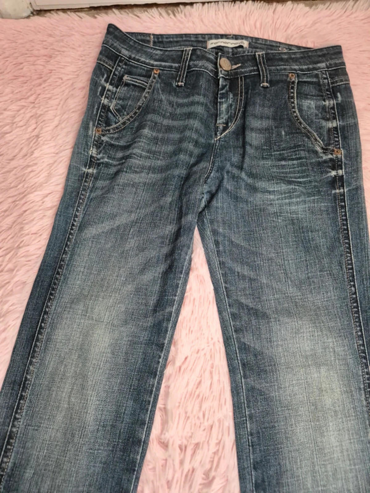 Vintage Y2K Straight Jeans UK size 10 Petite