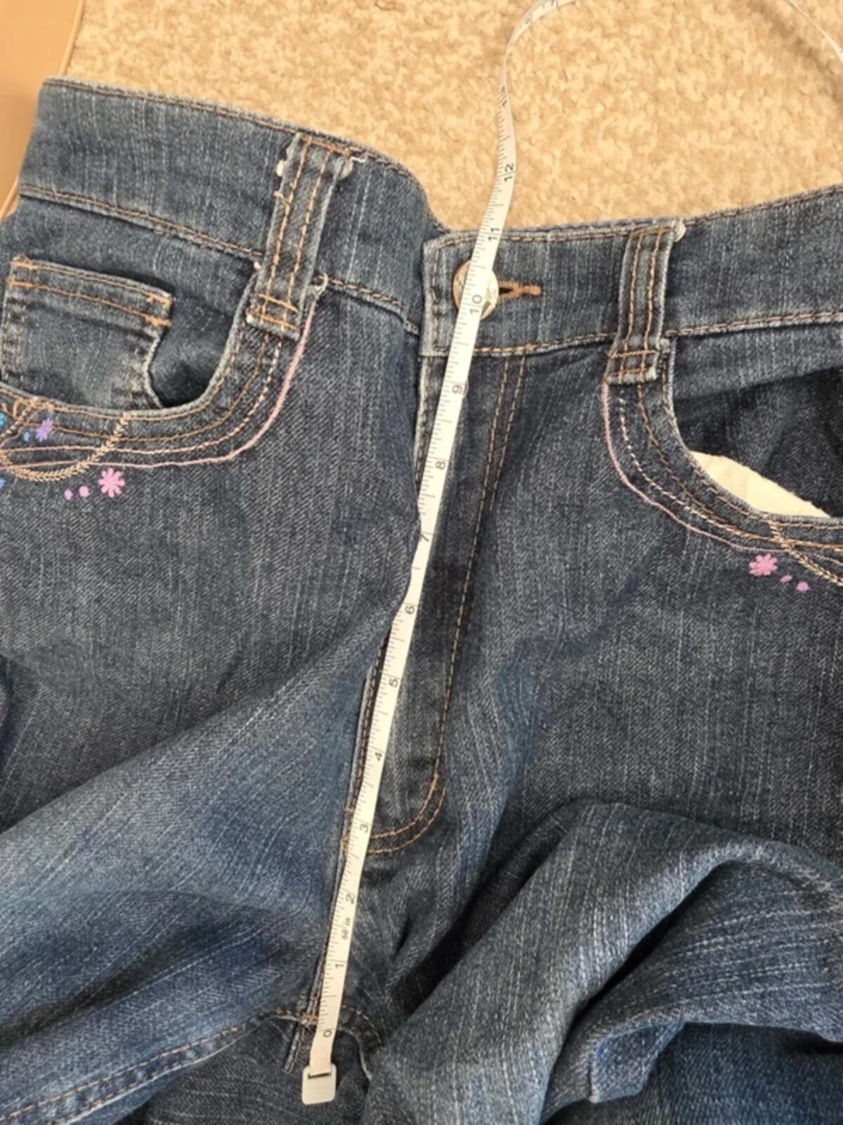 Flash High Rise Wide Leg Straight Vintage Y2K Jeans UK Size 14 Petite