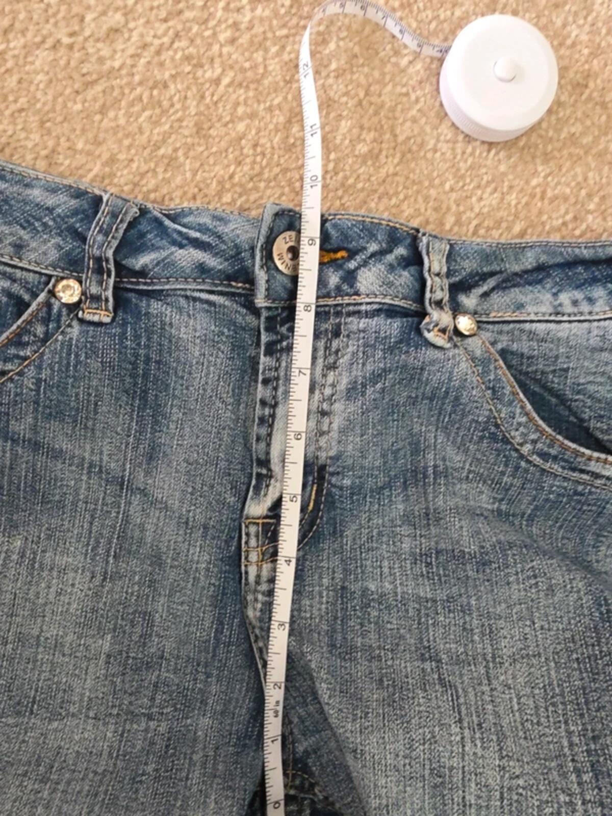 Zenim Mid Rise Slim Vintage Y2K Jeans UK Size 8 Petite