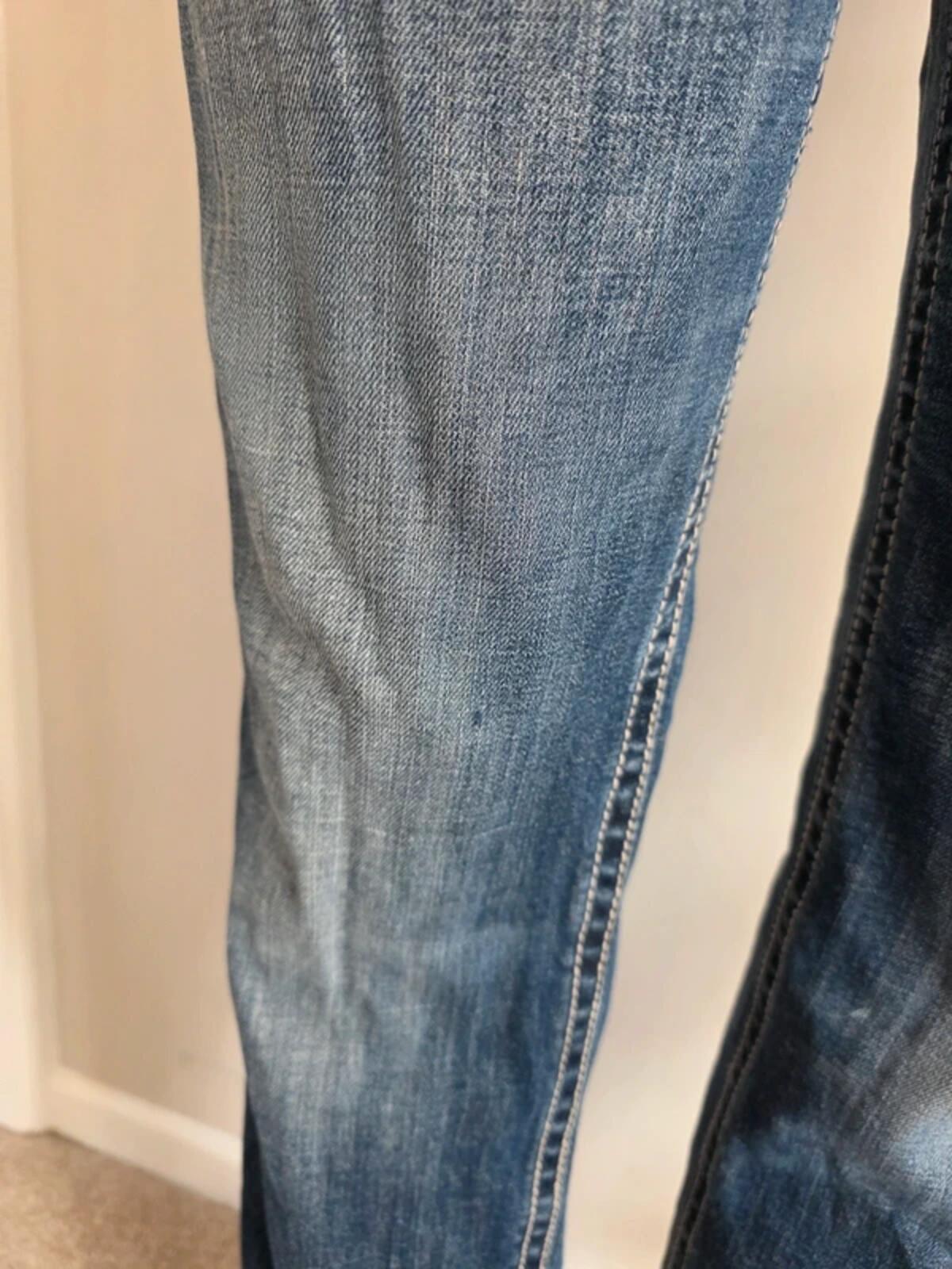 Vintage Y2K Rerock Low Rise Skinny Jeans UK Size 14