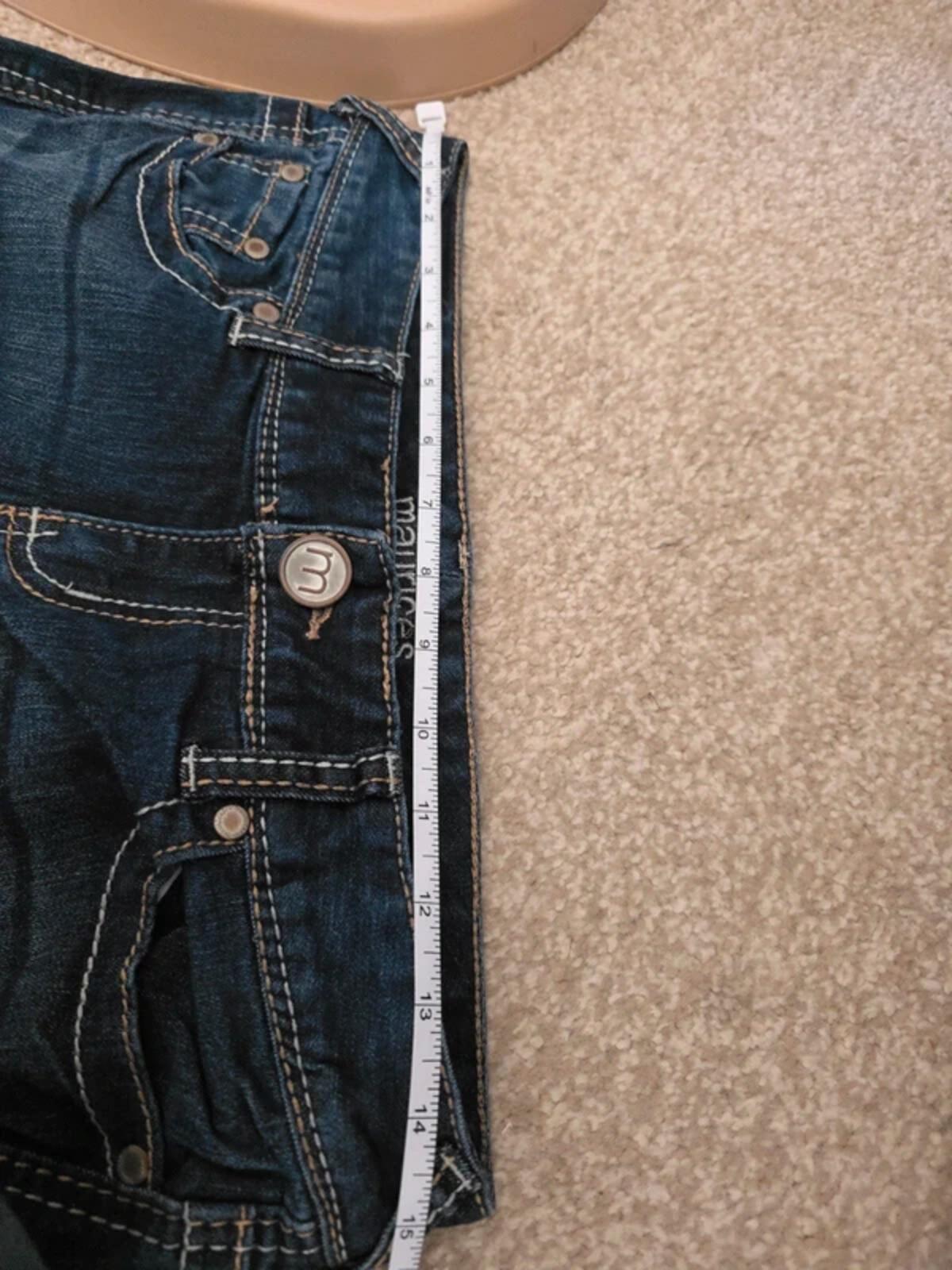 Maurices Low Rise Bootcut Vintage Y2K Jeans UK Size 8