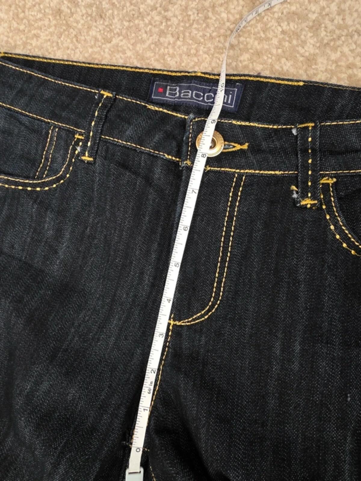 Baccini Mid Rise Wide Leg Vintage Y2K Jeans UK Size 12