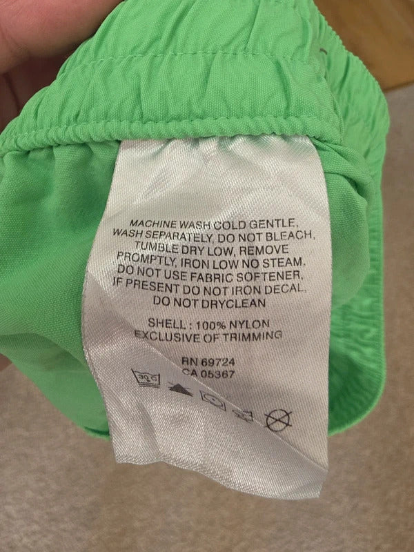 Columbia Neon Green Running Sports Shorts UK Size 8/10