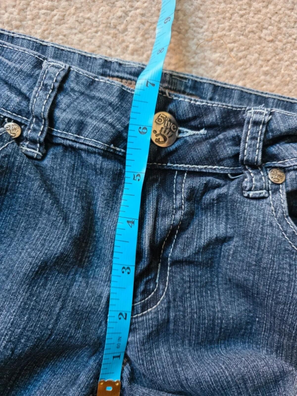 5ive Low Rise Bootcut Jeans UK Size 6