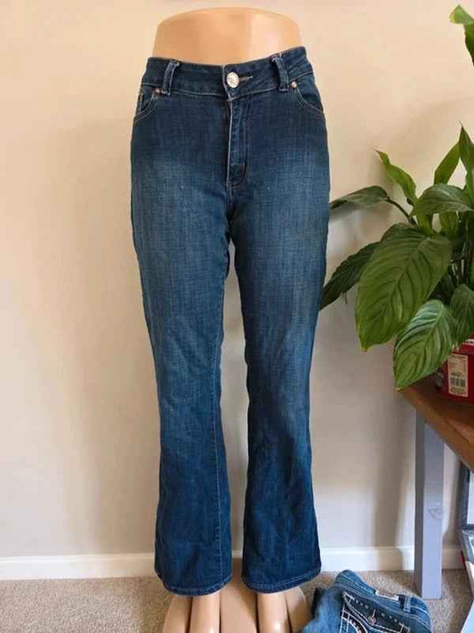 Vintage Y2K Lee Mid Rise Bootcut Jeans UK Size 12