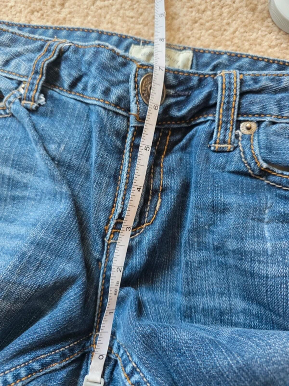 Vintage Y2K Aeropostale Ultra Low Rise Bootcut Jeans UK Size 4