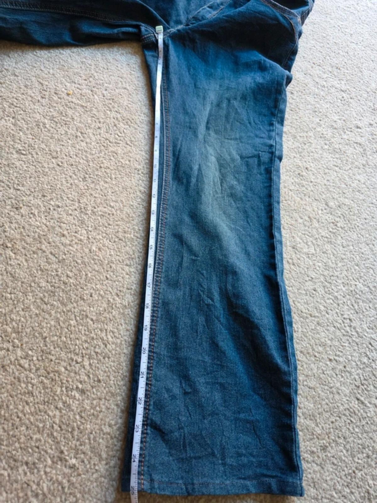 Japanese Capri Jeans Mid Rise UK Size 10 Tall