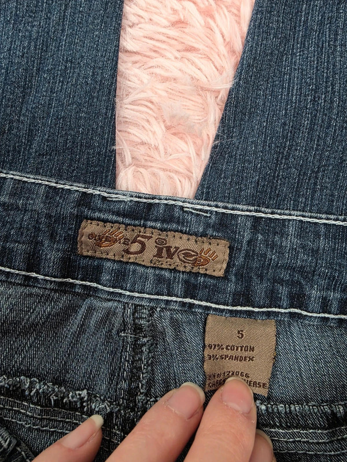 Y2K Give Me 5ive Super Low Rise Bootcut Jeans UK Size 8