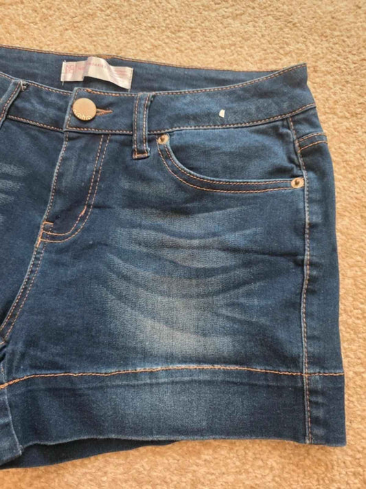 Vintage Y2K No Boundaries Low Rise Denim Shorts UK Size 10