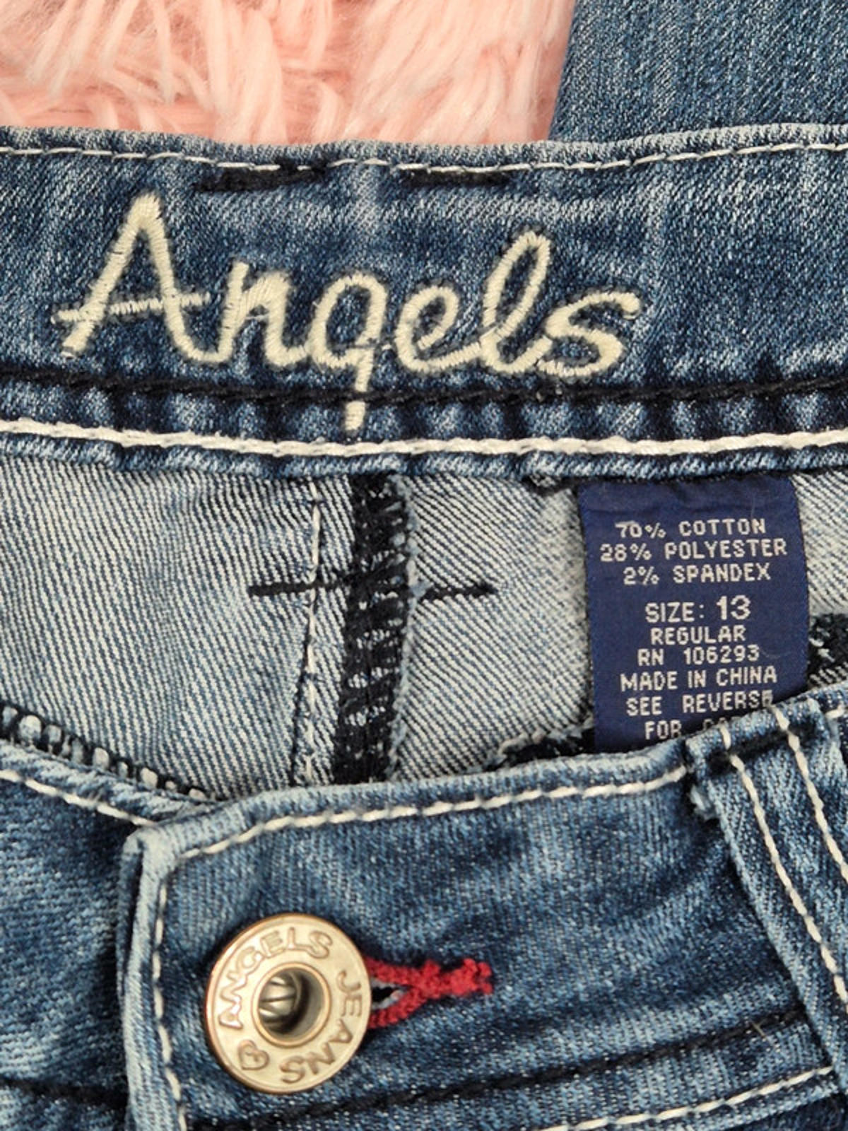 Vintage Y2K Angels Mid Rise Bootcut Jeans UK size 14