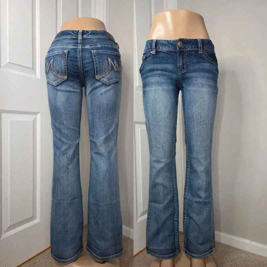 Maurices Low Rise Bootcut Jeans UK Size 8/10 Vintage Y2K