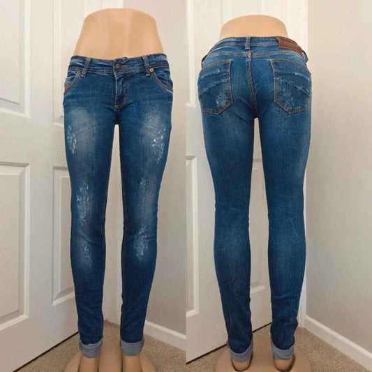 Diesel Low Rise Skinny Vintage Y2K Jeans UK Size 6