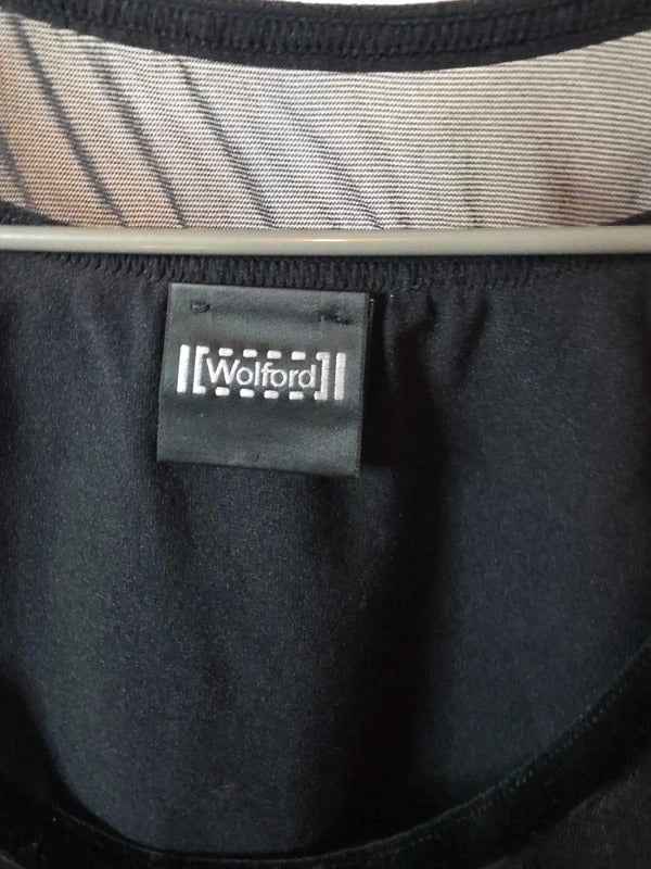 Wolford Mesh Panel Embellished Sleeveless Top UK Size 10