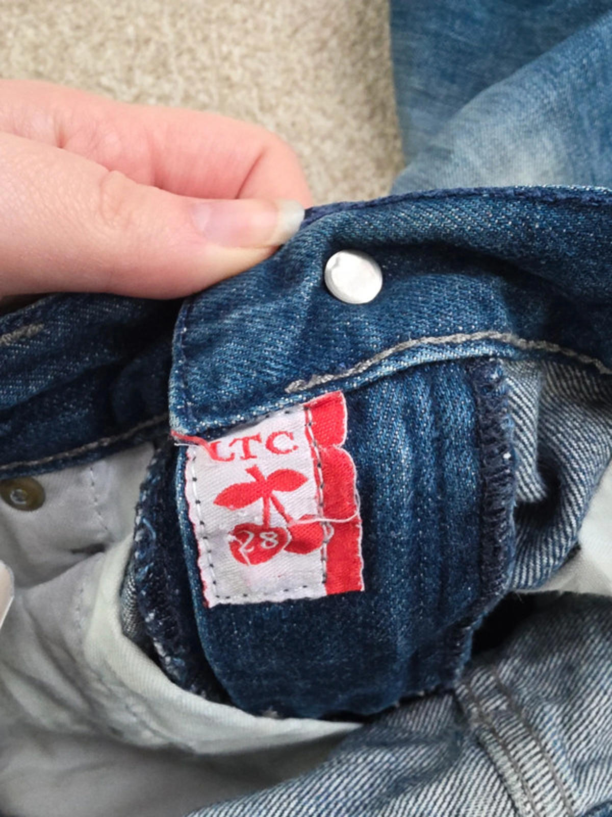 Vintage Y2K LTC Low Rise Straight Jeans UK Size 10