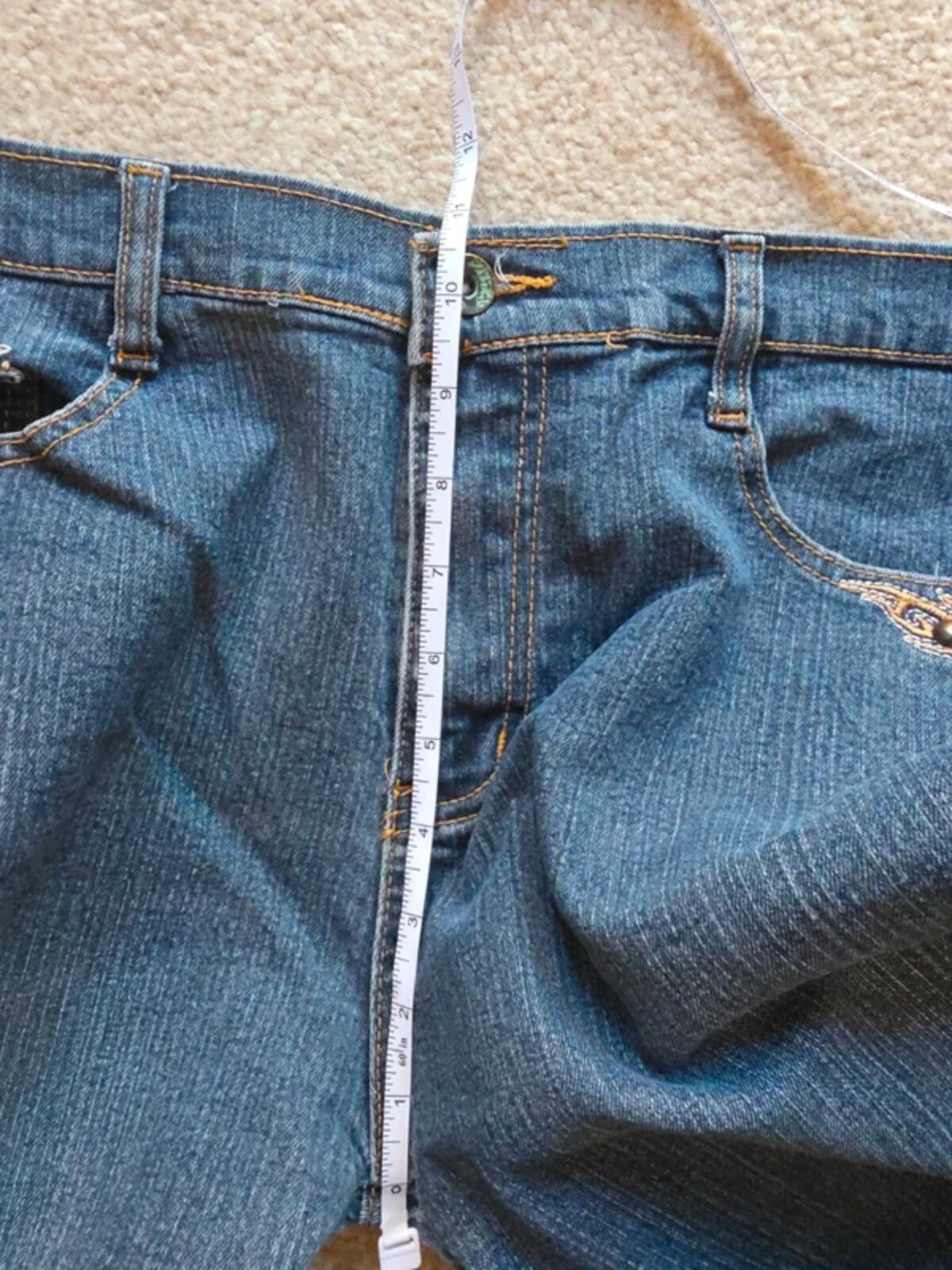 Bawei High Rise Straight Vintage Y2K Jeans UK Size 14 Petite