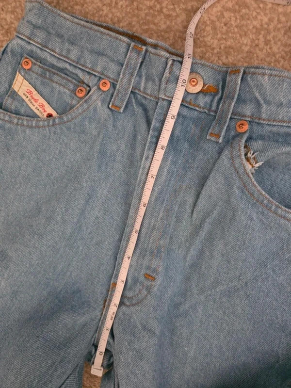 Bugle Boy High Rise Mum Vintage Y2K Jeans UK Size 6