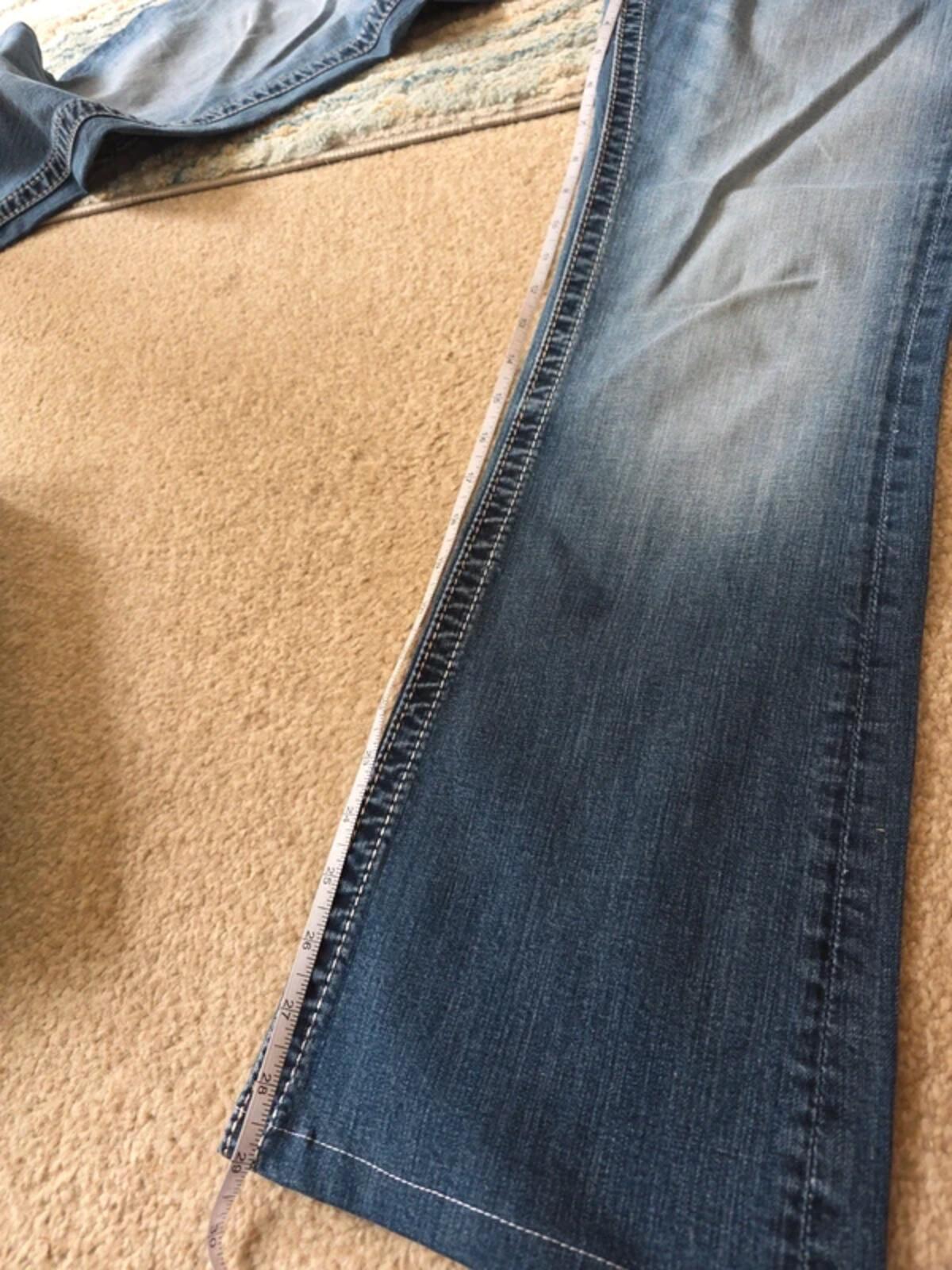 Miss Me Mid Rise Bootcut Vintage Y2K Jeans UK Size 14 Petite