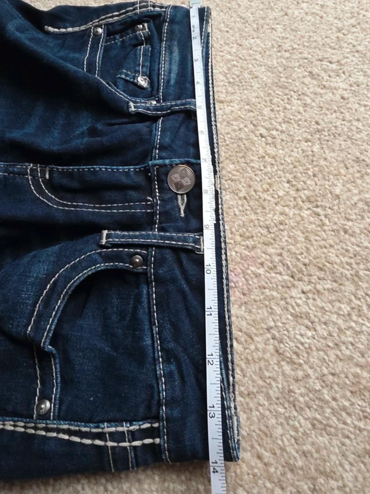 Vintage Y2K Daytrip Ultra Low Rise Bootcut Jeans UK Size 8 Petite