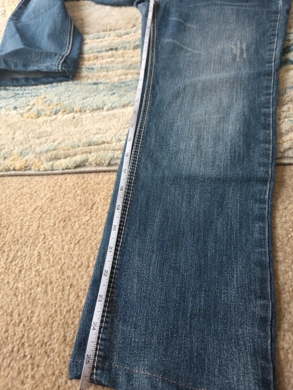 ZCO Jeans Mid Rise Capri Vintage Y2K Jeans UK Size 14